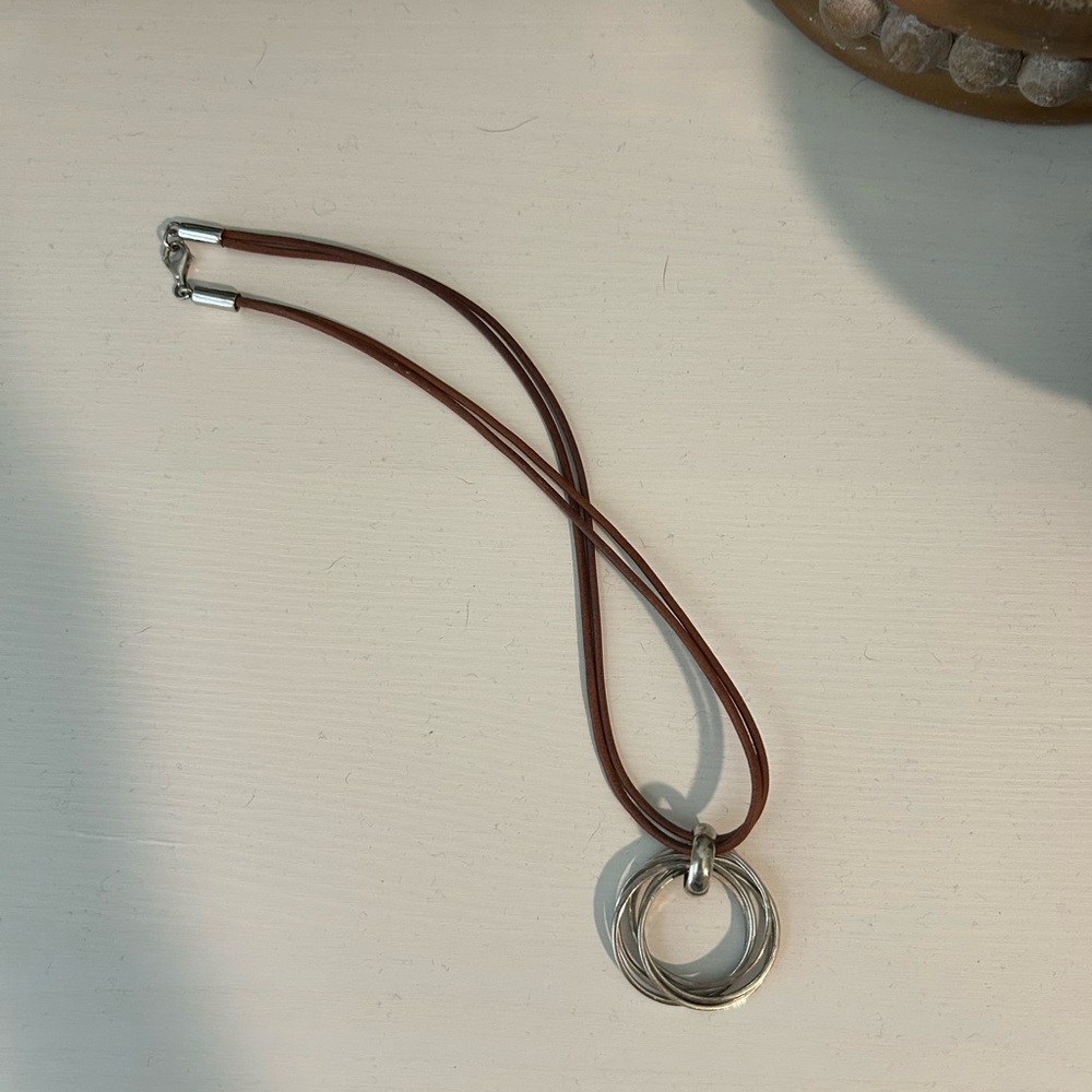Silpada Silver Ring Necklace